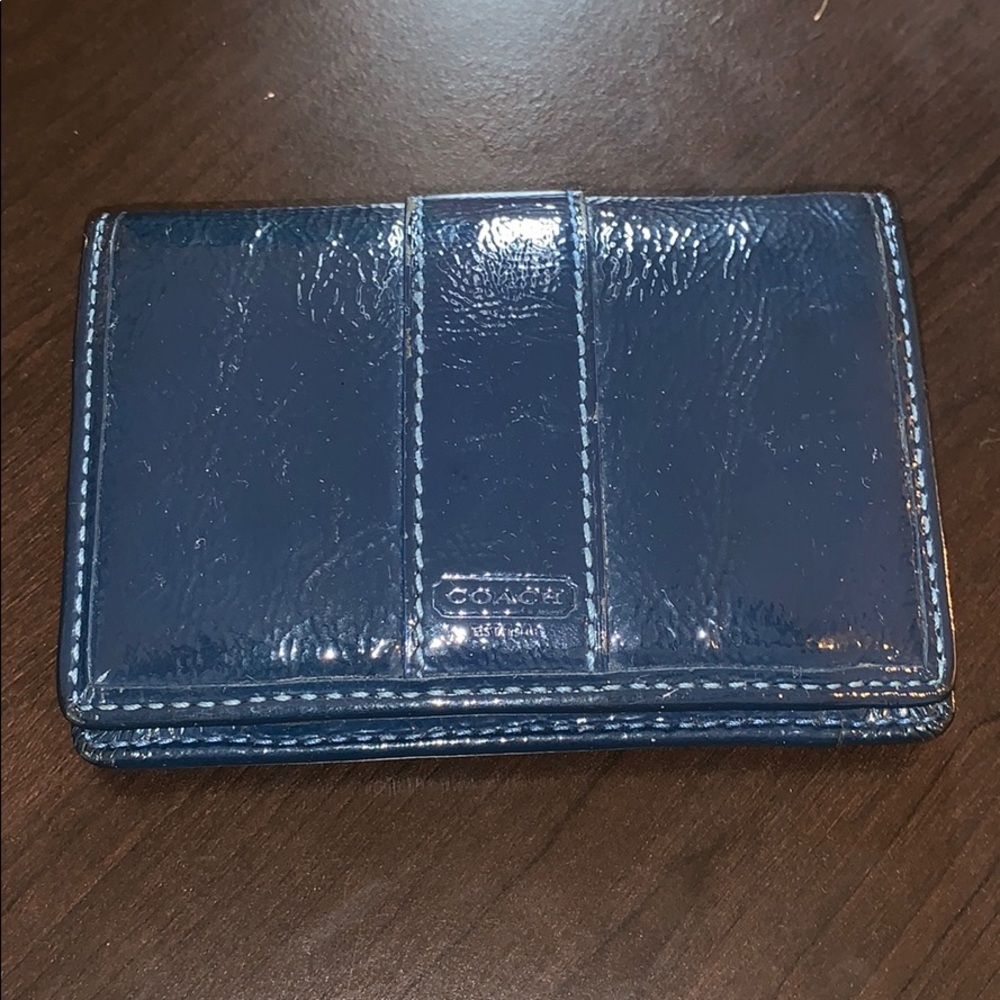 Coach Blue Wallet